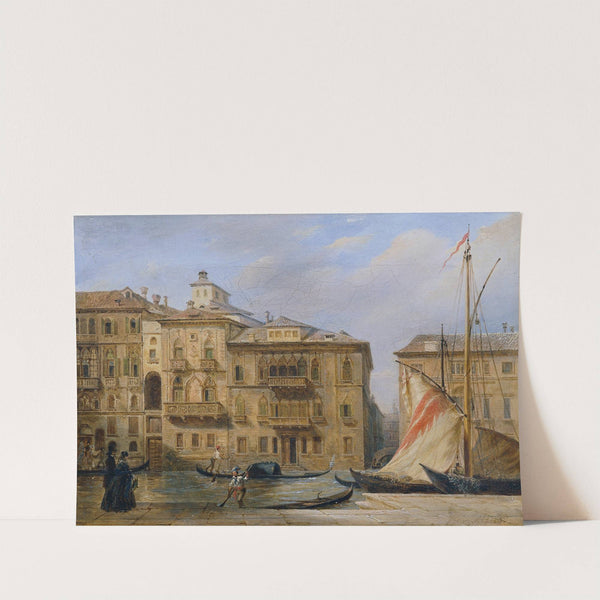 Der Canale Grande in Venedig (1850) by Franz Alt