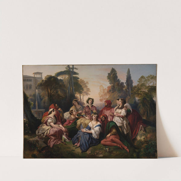 Der Decamerone (1837) by Franz Xaver Winterhalter