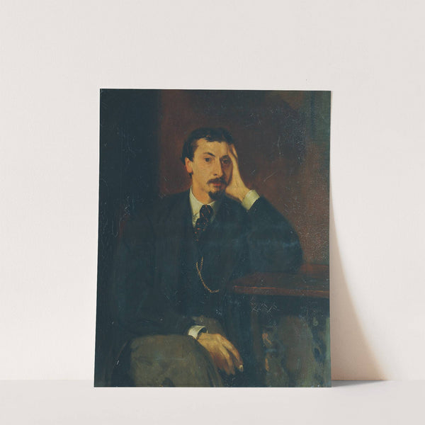 Der Dichter und Philosoph Gotthard Oswald Marbach by Hans Von Marées