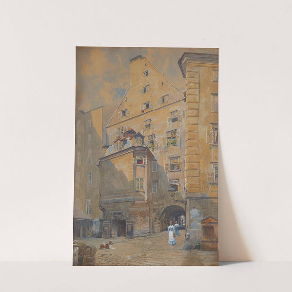 Der Dreifaltigkeitshof in Wien by Ludwig Hans Fischer