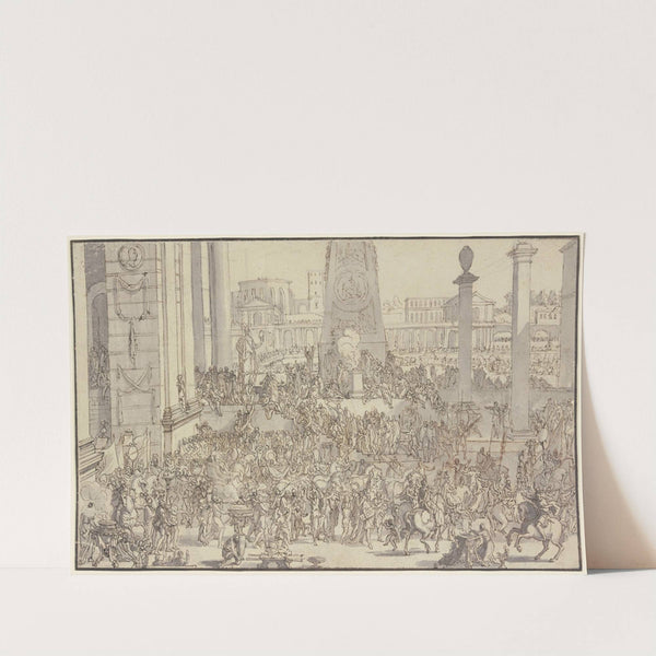 Der Einzug Alexanders in Babylon by Sébastien Leclerc