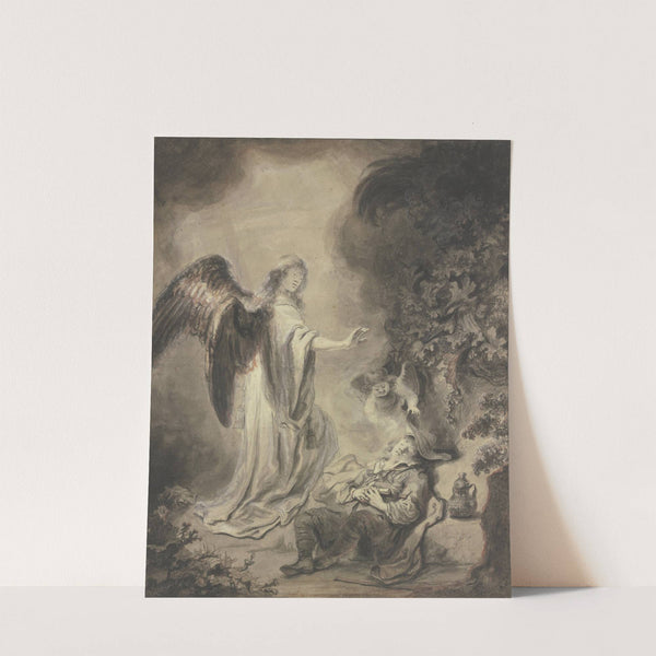 Der Engel erscheint Jacob im Traume by Ferdinand Bol