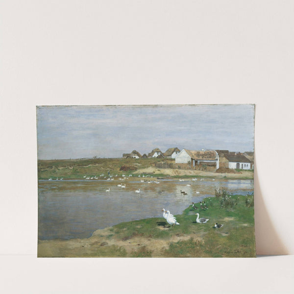 Der Gänseteich in Kotting-Neusiedl (1898) by Eugen Jettel