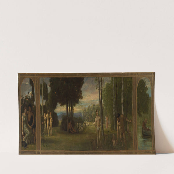 Der Garten Eden (1891) by Albert Lang