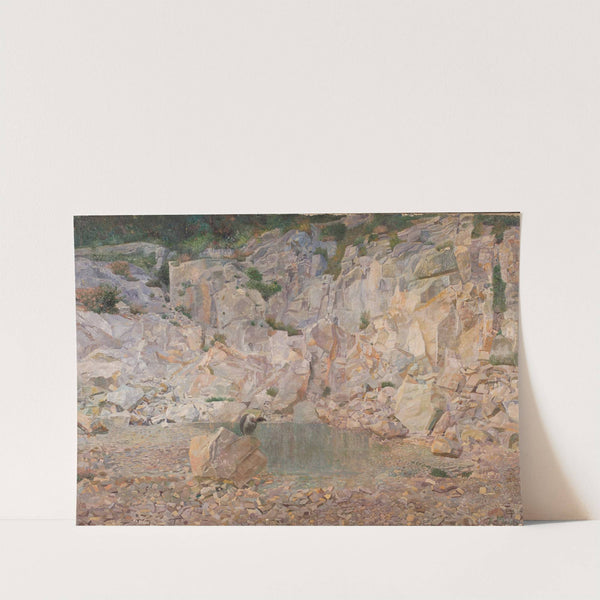 Der Geier im Felsengestein by Karl Mediz