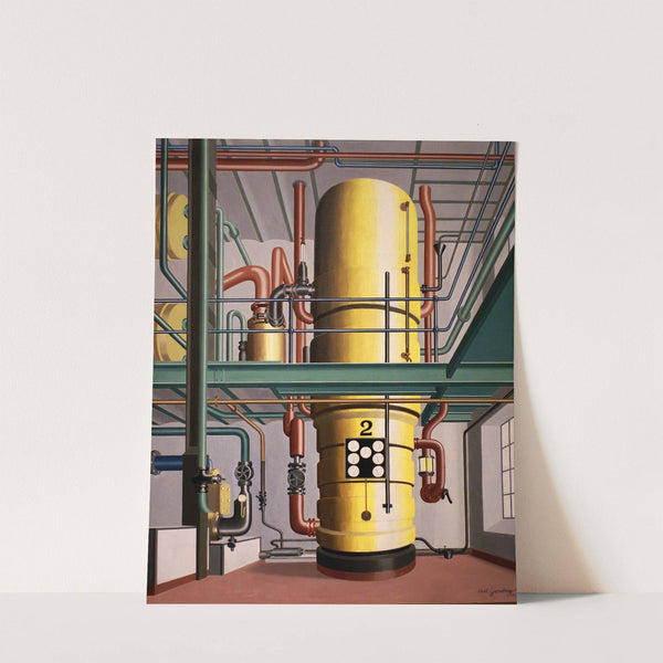 Der gelbe Kessel (The yellow boiler) by Carl Grossberg