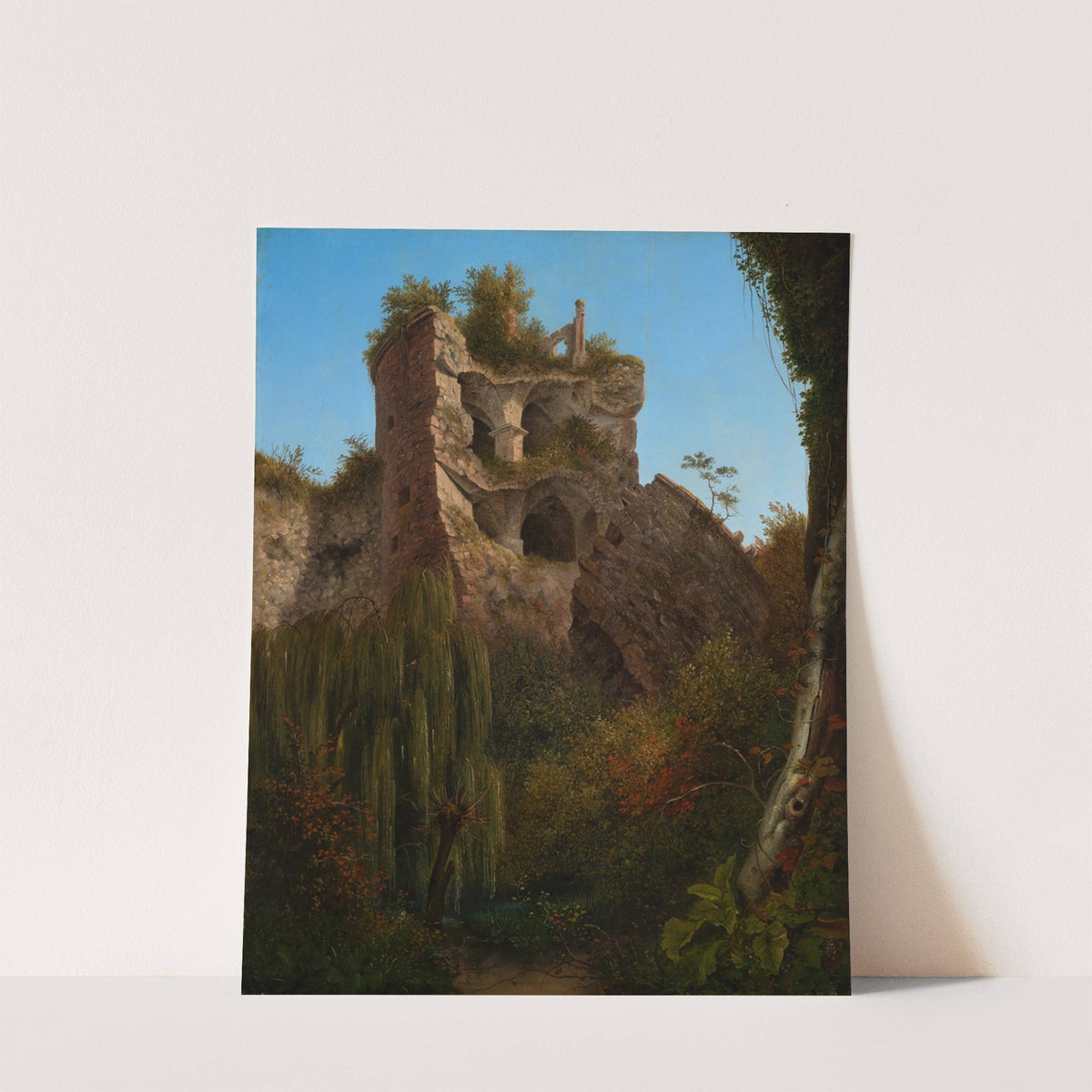 Der Gesprengte Turm des Heidelberger Schlosses (1820) by Christian Philipp Köster