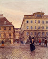 Der Getreidemarkt Und Die Papagenogasse In Wien