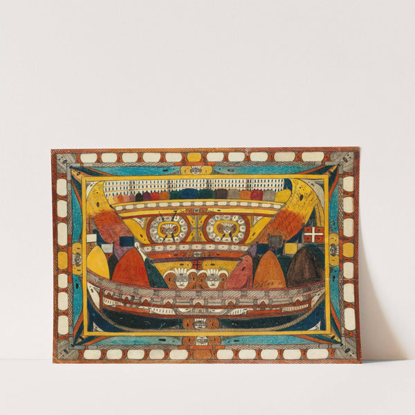 Der Gott=Vatter=Riesen=Blitz=Transparantt (1921) by Adolf Wölfli