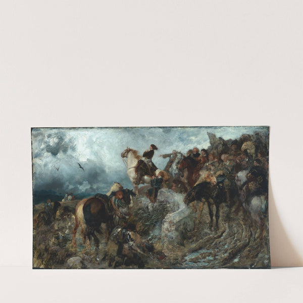 Der Große Kurfürst vor der Schlacht bei Fehrbellin (1884) by Ferdinand Keller