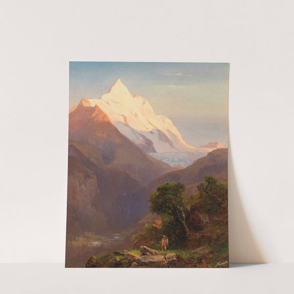 Der Großglockner (1855) by Anton Hansch