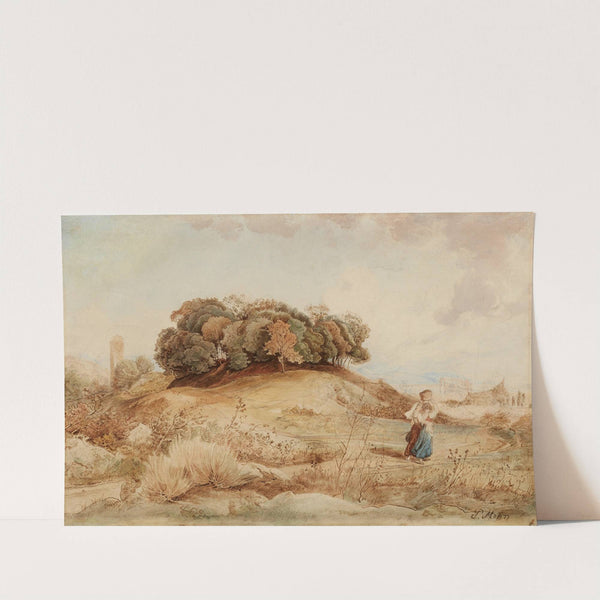 Der Hain der Egeria bei Rom by Viktor Paul Mohn