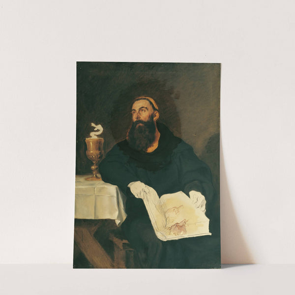 Der heilige Benedikt von Nursia by Hans Canon