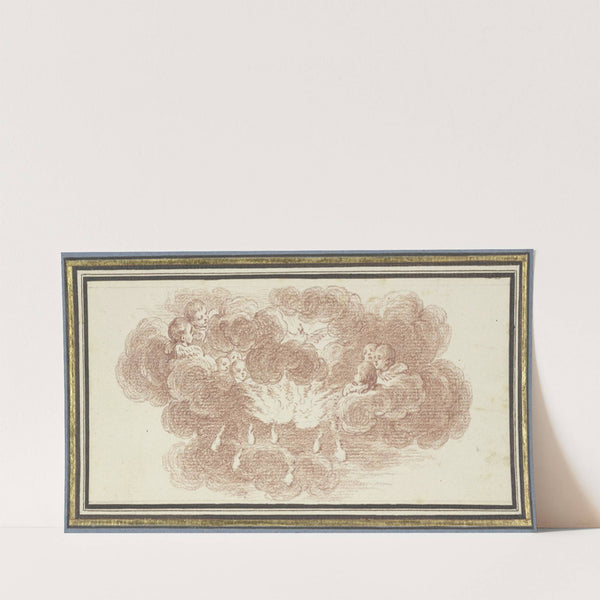 Der Heilige Geist, von Engeln umgeben (ca. 1767 – 1776) by Charles Nicolas Cochin II