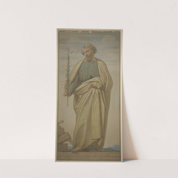 Der Heilige Joseph mit dem Lilienstab (1860) by Eduard von Steinle