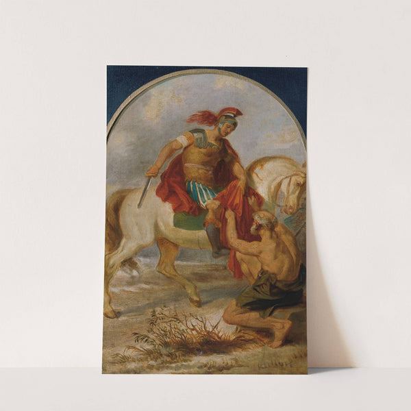 Der heilige Martin mit dem Bettler by Joseph Hasslwander