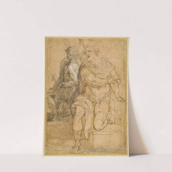 Der heilige Nabor und der jugendliche Johannes der Täufer by Orazio Samacchini