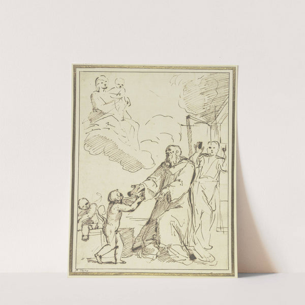 Der Heilige Nikolaus von Bari erweckt drei Knaben vom Tode. by Pietro da Pietri