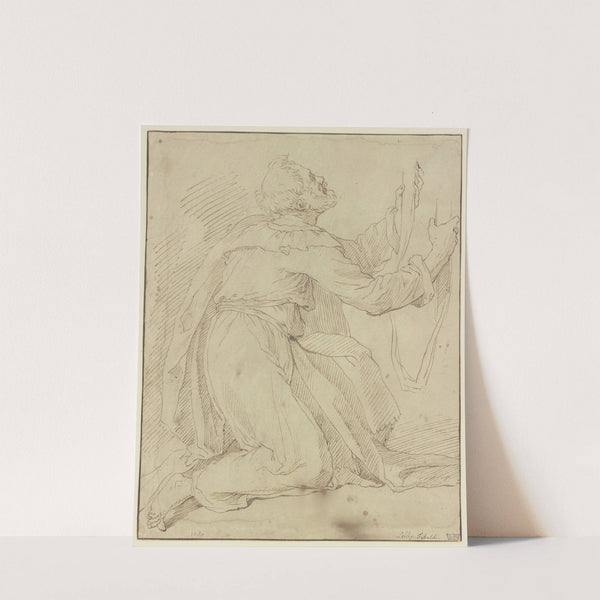 Der Heilige Thomas erhält den Gürtel der Muttergottes by Pellegrino Tibaldi