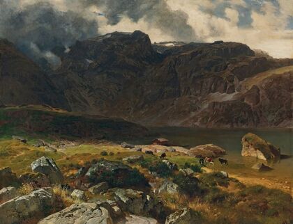 Der Hintere Murgsee (St. Galler Alpen)