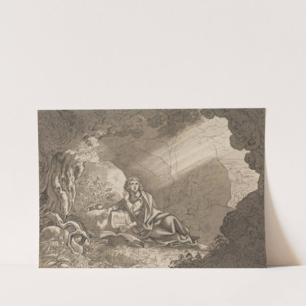 Der hl. Hubertus in der Waldeinsamkeit by Ferdinand Fellner