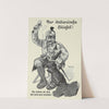 Humorous Christmas motif by Wilhelm Larsen