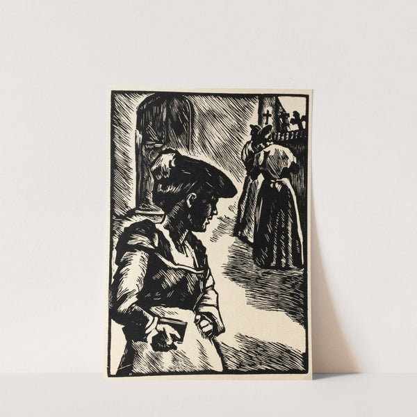 Der Kirchgang by August Kratzer