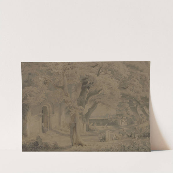 Der Kirchhof in Großen-Linden by Christian Heerdt