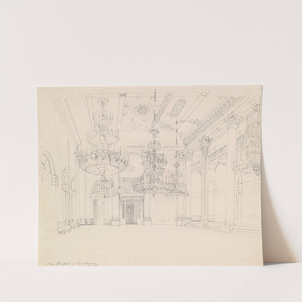 Der kleine Chursaal in Sauerbrunn by Johann Nepomuk Passini