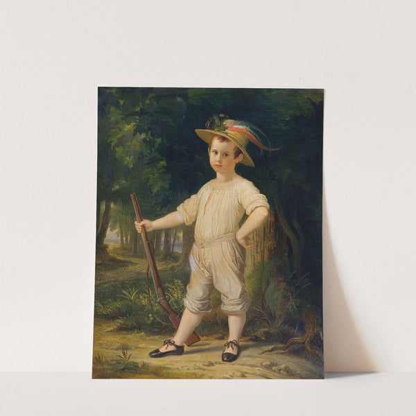 Der kleine Farmer (Der kleine Jäger) by Wilhelm von Kaulbach