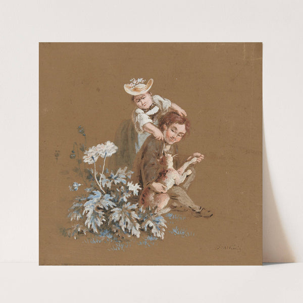 Der Knabe und das Mädchen (1798) by Franz Niklaus König