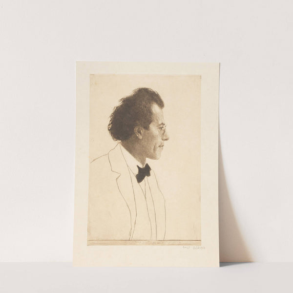 Der Komponist Gustav Mahler (1902) by Emil Orlik