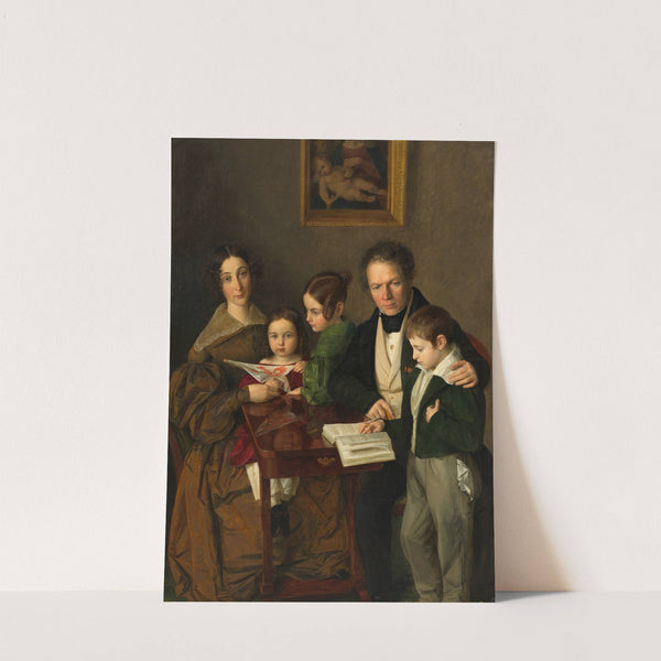 Der Komponist Johann Baptist Gänsbacher (1778-1844) und seine Familie by Franz Anton Stecher