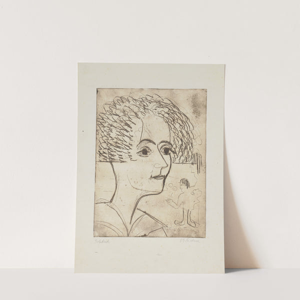 Der Kopf der Tänzerin (Mary Wigman) (1926) by Ernst Ludwig Kirchner