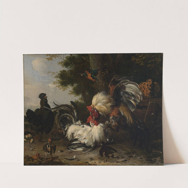 Der Krieg im Hühnerhof by Melchior de Hondecoeter