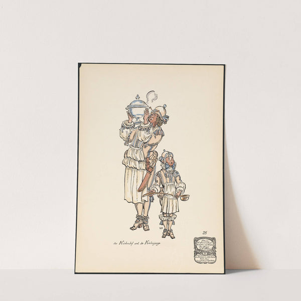 Der Küchenchef und der Küchenjunge by Ernst Stern