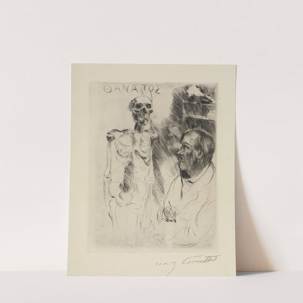 Der Künstler und der Tod I (1916) by Lovis Corinth