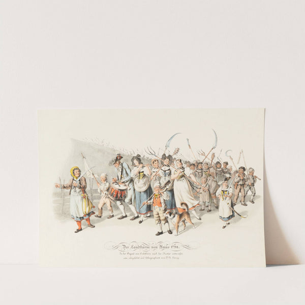 Der Landsturm von Anno 1798 (1825) by Franz Niklaus König