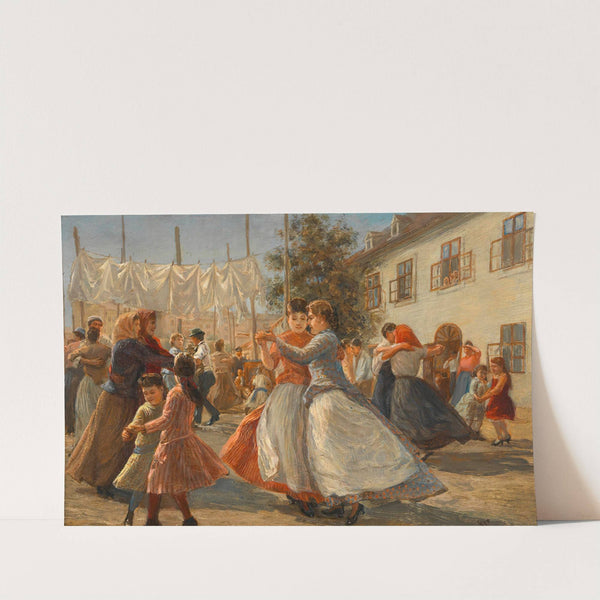 Der letzte Tanz auf dem Sechsschimmelberg by Johann Michael Kupfer