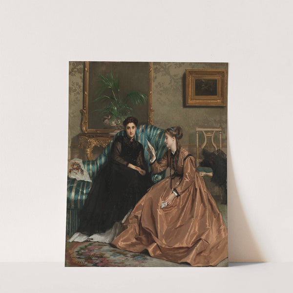 Der Liebesbrief (1867) by Gustave Léonard de Jonghe