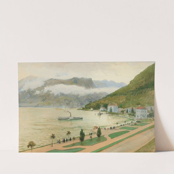 Der Luganer See by Albert Nikolaevich Benois