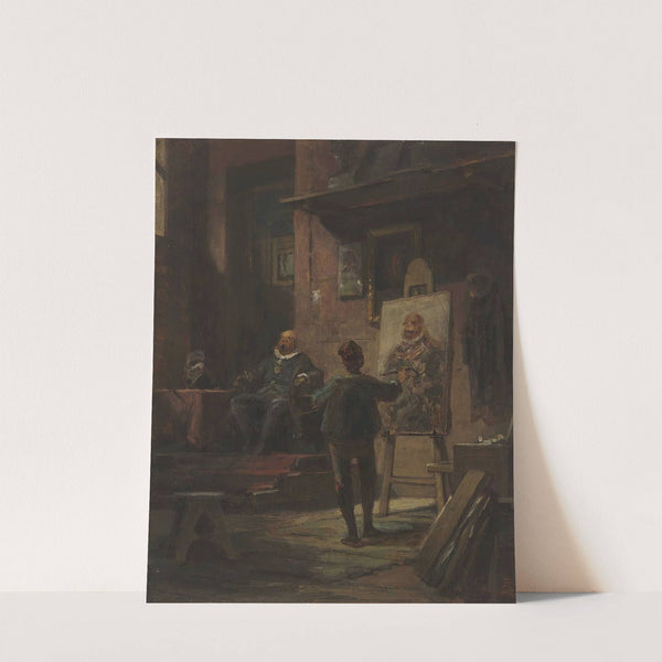 Der Maler (1860) by Carl Spitzweg