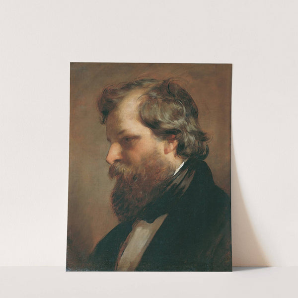 Der Maler Carl Rahl (1847) by Friedrich von Amerling