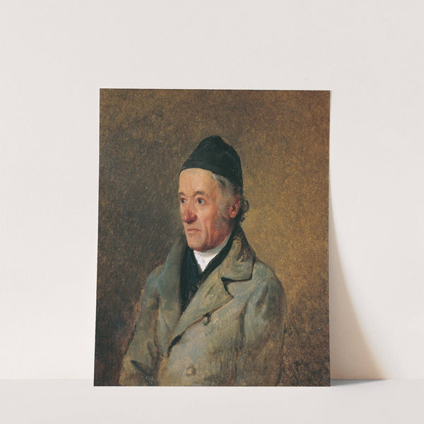 Der Maler Jakob Gauermann, der Vater des Künstlers (1833) by Friedrich August Matthias Gauermann