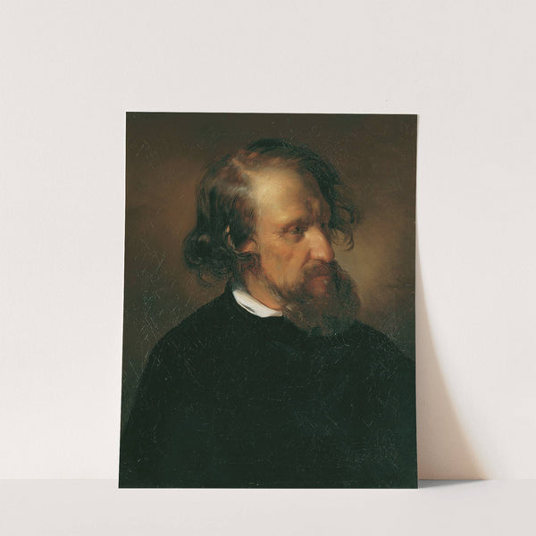 Der Maler Josef Kriehuber (1853) by Friedrich von Amerling