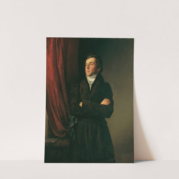 Der Maler Robert Theer (1831) by Friedrich von Amerling