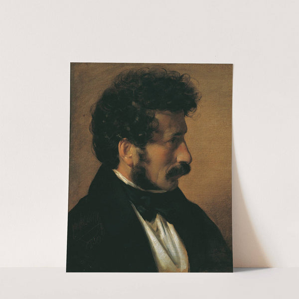 Der Maler Theodor Alconière (1836) by Friedrich von Amerling