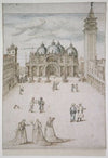 Der Markusplatz in Venedig (ca 1578-1593)