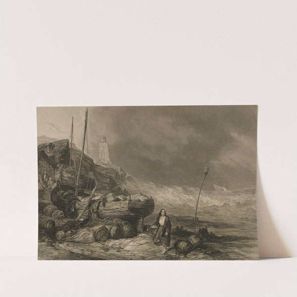 Der Meeresstrand by Eugène Isabey