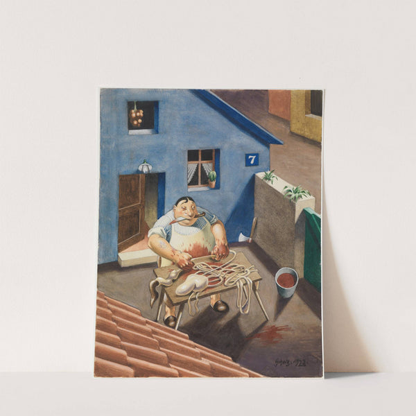 Der Metzger by Georg Scholz